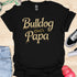 Bulldog Papa - V3 - Pop Caligraphy T-Shirt